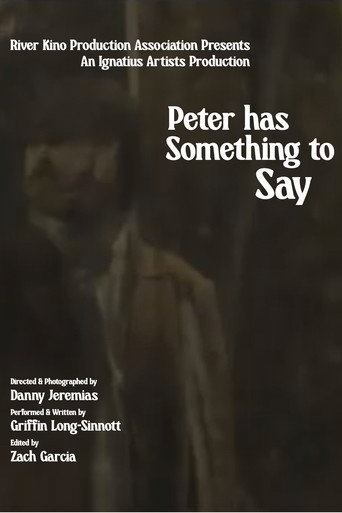 Peter Has Something to Say movie poster