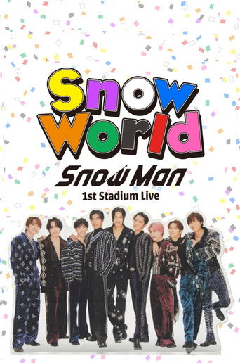 Snow Man 1st Stadium Live Snow World movie poster