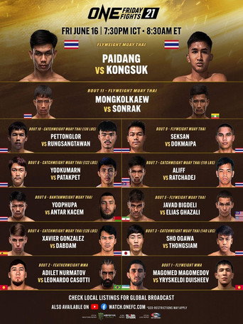 ONE Friday Fights 21: Paidang vs. Kongsuk movie poster