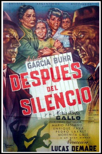Después del silencio movie poster