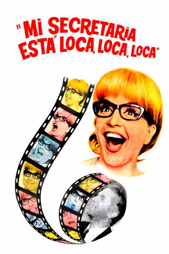 My secretary is mad... mad... mad... movie poster