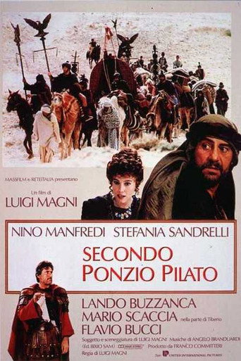 According to Pontius Pilate movie poster