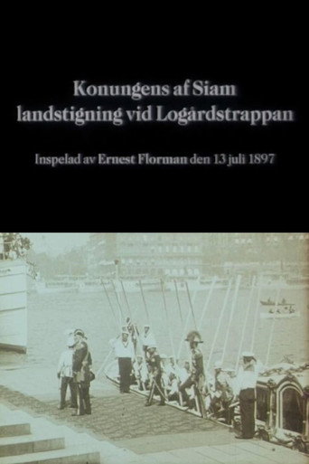 The Arrival of the King of Siam in Stockholm movie poster