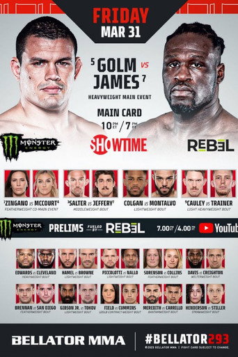 Bellator 293: Golm vs. James movie poster