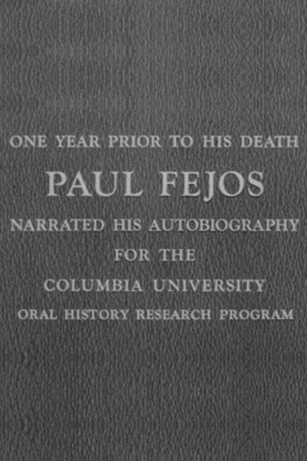 Fejos Memorial movie poster