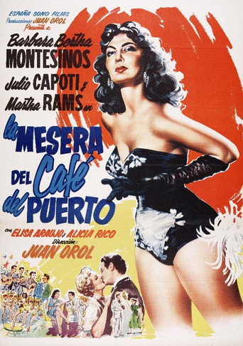La mesera del café del puerto movie poster