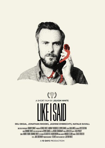 Like I Said movie poster