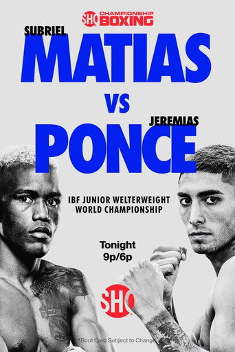 Subriel Matias vs. Jeremias Ponce movie poster