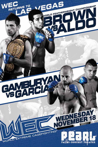 WEC 44: Brown vs. Aldo movie poster