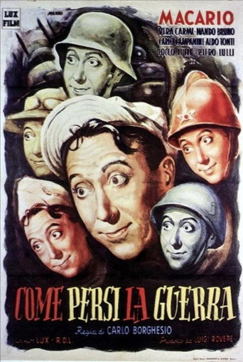 How I Lost the War movie poster