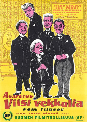 Viisi vekkulia movie poster