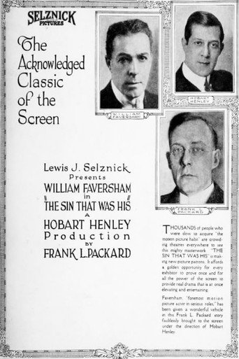 The Sin That Was His movie poster