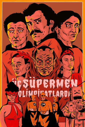 Three Supermen at the Olympic Games movie poster