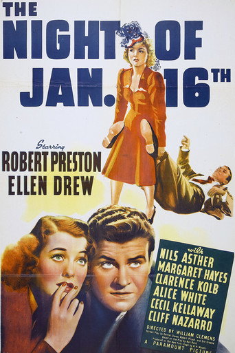 The Night of January 16th movie poster
