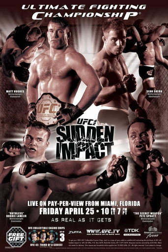UFC 42: Sudden Impact movie poster