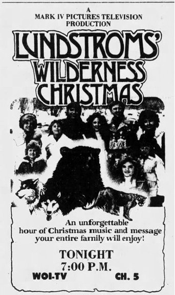 The Lundstroms' Wilderness Christmas movie poster