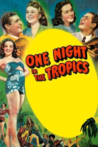 One Night in the Tropics movie poster