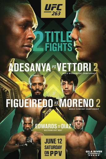 UFC 263: Adesanya vs. Vettori 2 movie poster