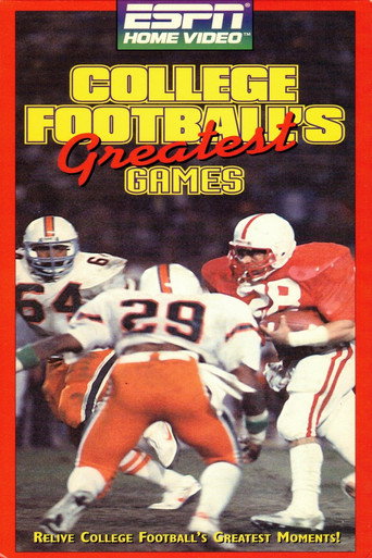 College Football's Greatest Games movie poster