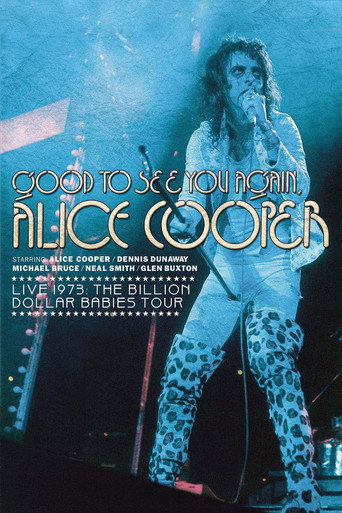 Good to See You Again, Alice Cooper movie poster
