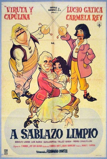 A sablazo limpio movie poster