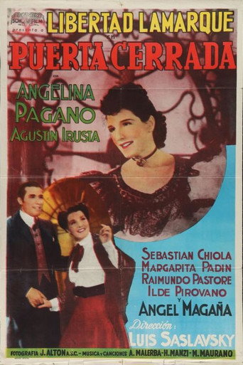 Puerta cerrada movie poster