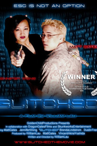Glitched movie poster
