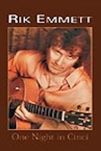 Rik Emmett - One Night in Cinci movie poster