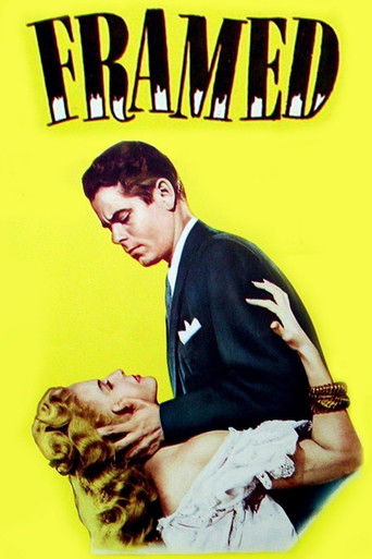 Framed movie poster