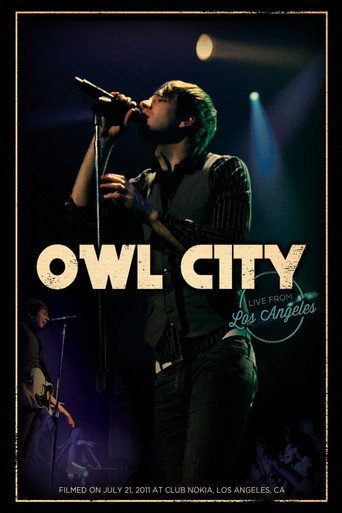 Owl City - Live from Los Angeles movie poster
