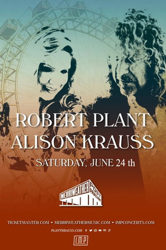 Robert Plant & Alison Krauss at Glastonbury movie poster