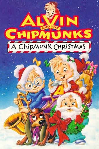 A Chipmunk Christmas movie poster
