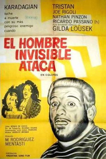 El hombre invisible ataca movie poster