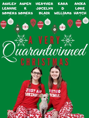 A Very Quarantwinned Christmas movie poster