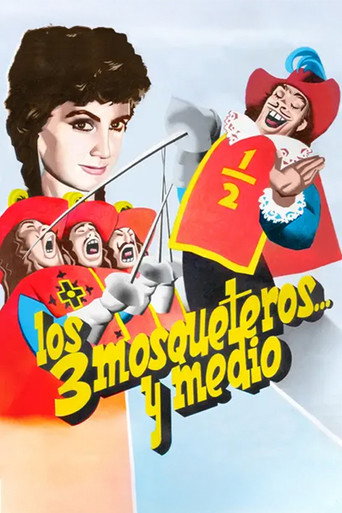 Los tres mosqueteros y medio movie poster