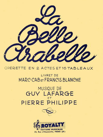 La Belle Arabelle movie poster