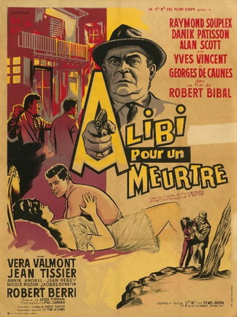 Alibi pour un meurtre movie poster