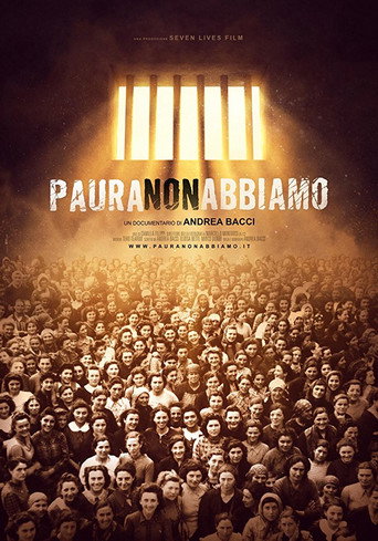 Paura non abbiamo movie poster