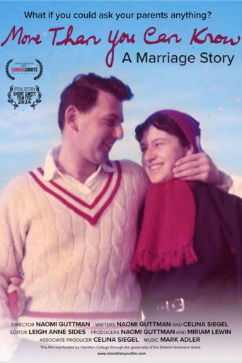 More Than You Can Know – A Marriage Story movie poster