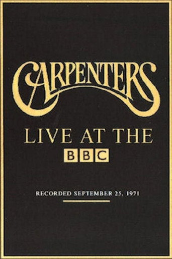 The Carpenters: Live at the BBC movie poster