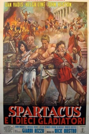 Spartacus and the Ten Gladiators movie poster