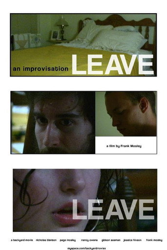 Leave movie poster
