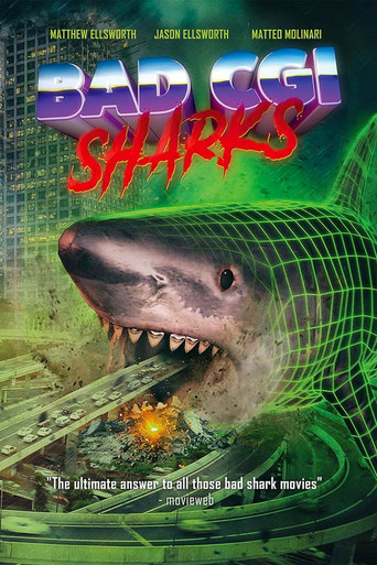 Bad CGI Sharks movie poster