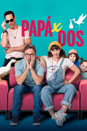 Papá x dos movie poster