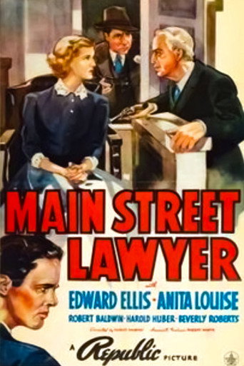 Main Street Lawyer movie poster