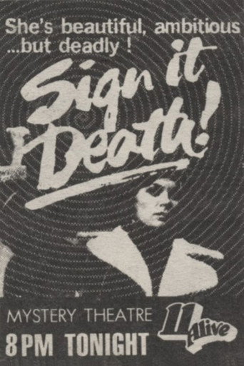 Sign It Death movie poster
