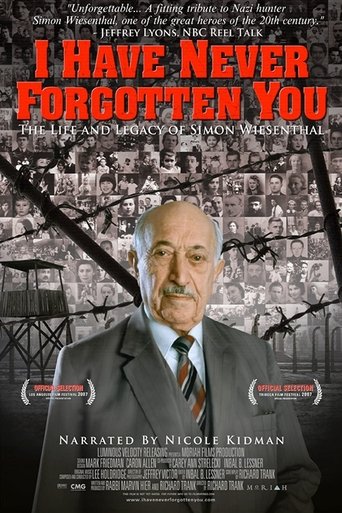 I Have Never Forgotten You: The Life & Legacy of Simon Wiesenthal movie poster