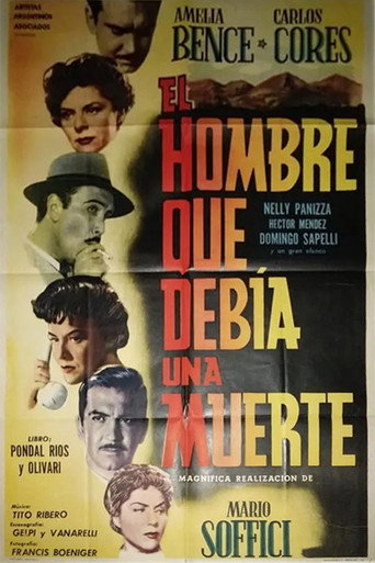El hombre que debía una muerte movie poster