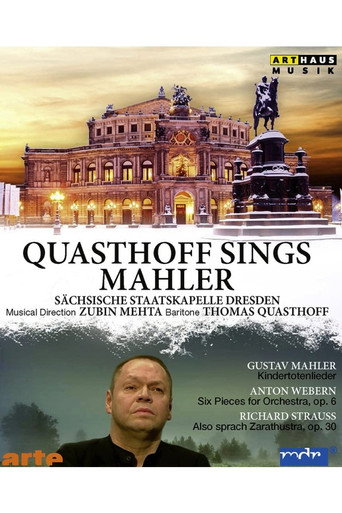 Quasthoff sings Mahler (Staatskapelle Dresden, 2010) movie poster