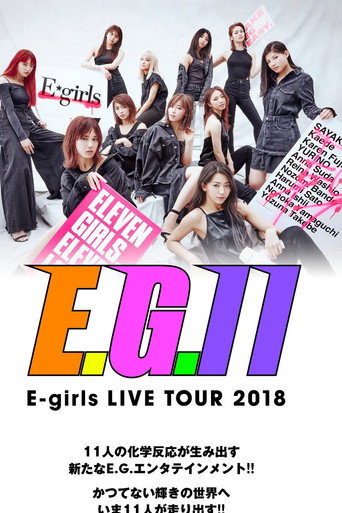 E-girls LIVE TOUR 2018 ~E.G. 11~ movie poster